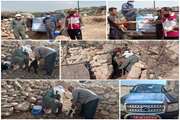 دامداران منطقه سیل زده  پهنوک شهرستان بهمئی از خدمات رایگان دامپزشکی بهره مند شدند + تصاویر
