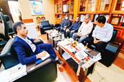 دیدار اعضاء رزمایش جهاد دامپزشکی کهگیلویه وبویراحمد با فرماندار شهرستان مرکز استان