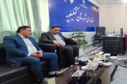 دیدار مدیرکل دامپزشکی کهگیلویه و بویراحمد با فرماندار کهگیلویه