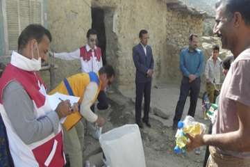 خدمات رایگان دامپزشکی کهگیلویه و بویراحمد در منطقه محروم بیدک بخش سرفاریاب شهرستان چرام / خدمت بی من