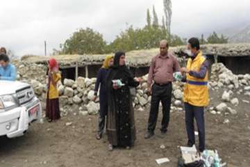 یک روز بارانی با زحمت کشان دامپزشکی کهگیلویه وبویراحمد در ارائه خدمات رایگان به منطقه محروم طسوج